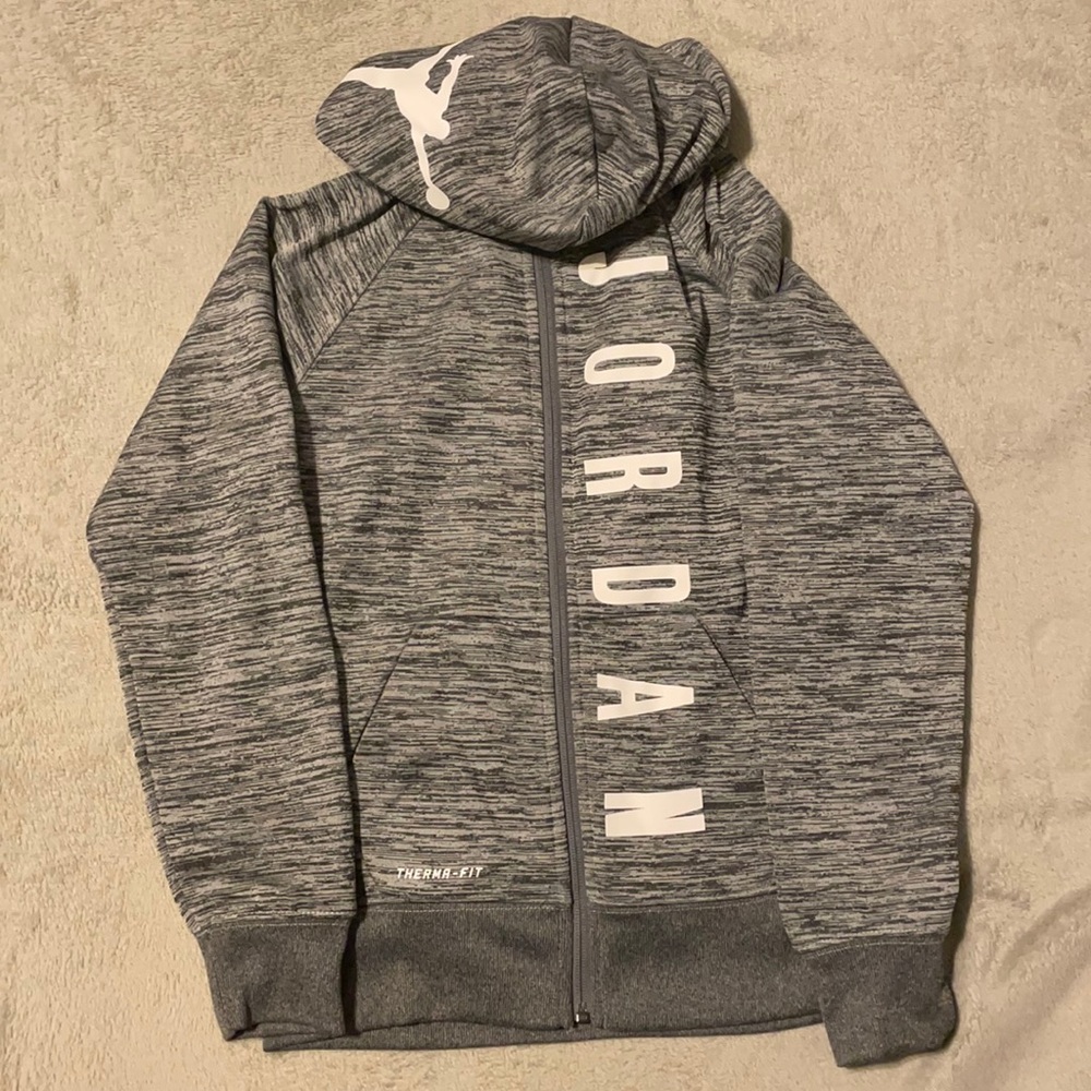 Boys heavy therma-fit Jordan zip up